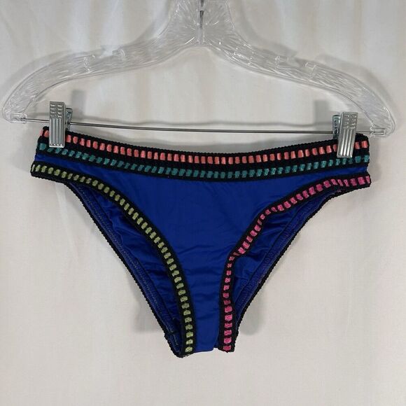 La Blanca Other - La Blanca Swimsuit Bottom Women's 6 Blue Pull On Elastic Waist Cheaky
